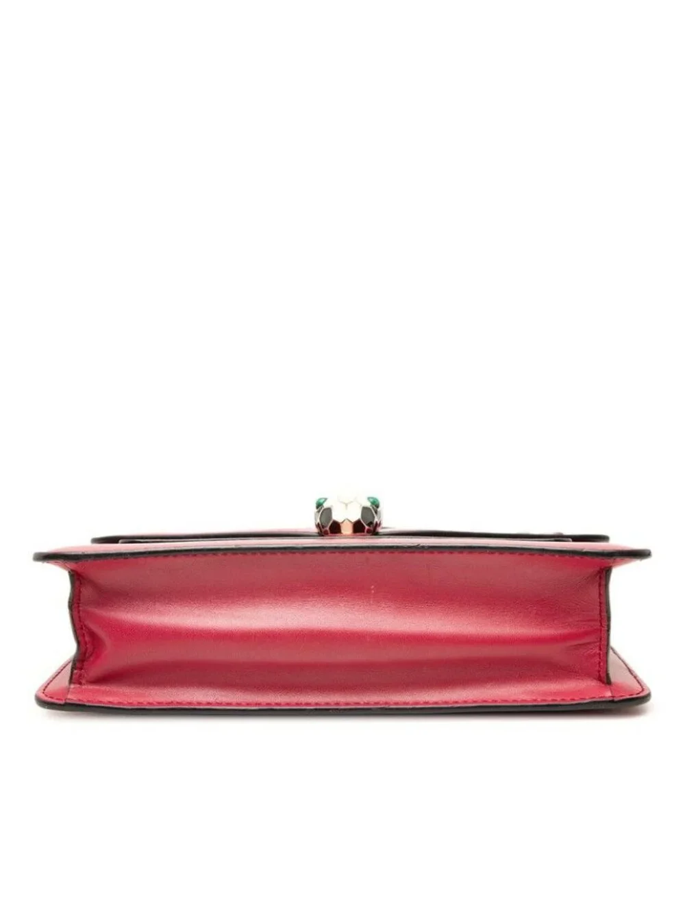 Bvlgari Serpenti Forever Chain Shoulder Bag Pink Leather